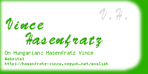 vince hasenfratz business card